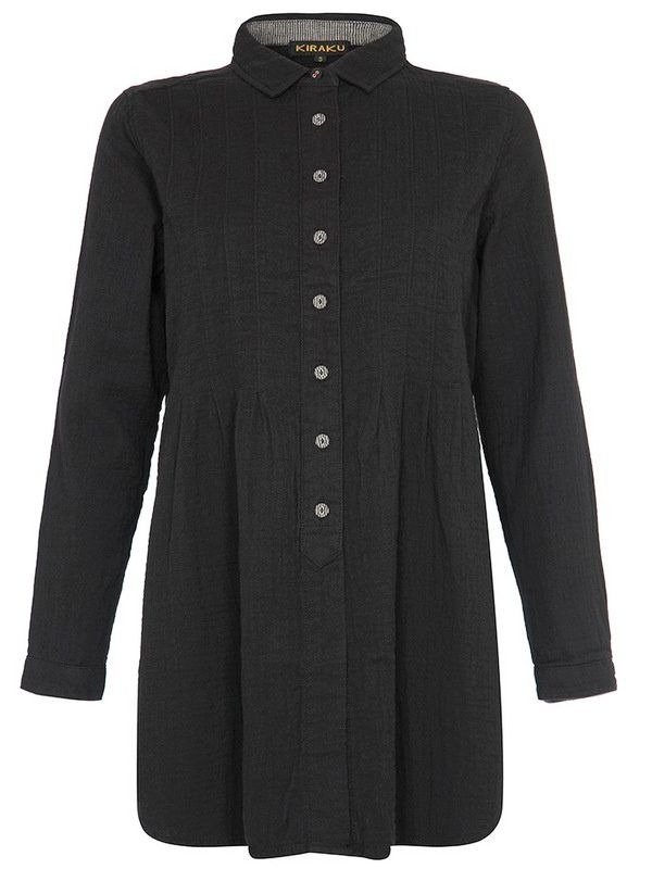 Short Kate Shirt Black-S