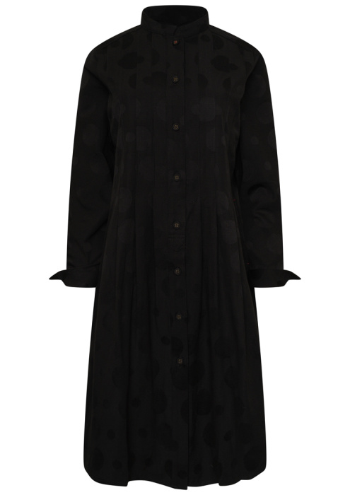 Pleat Duster Dress Coat