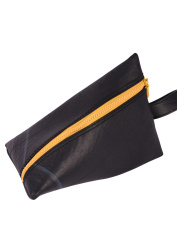 Triangular Purse Recycled Japanese Truck Inner Tube colour zip