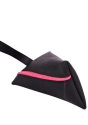 Triangular Purse Recycled Japanese Truck Inner Tube colour zip