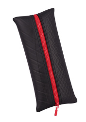 Pencil Case Recycled Japanese Truck Inner Tube Colour Zip