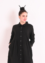 Long Kate Coat Black