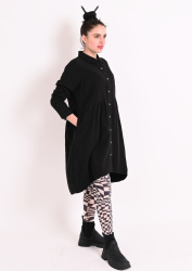 Long Kate Coat Black